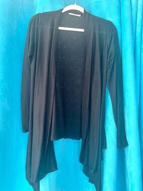 Black cover up with lace back. fits S/M